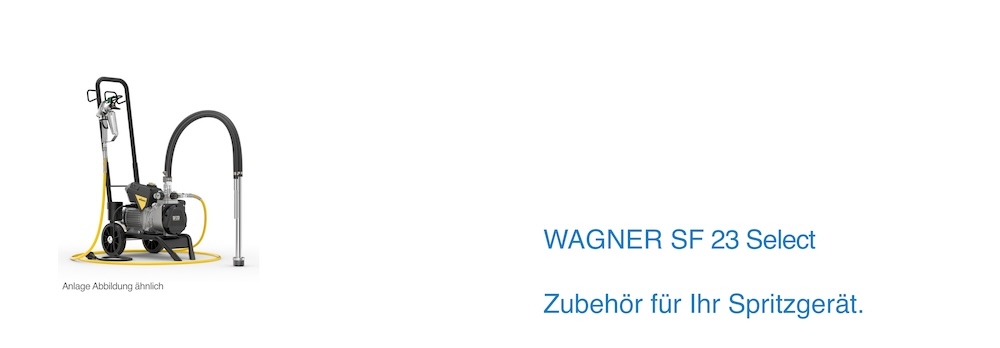 Wagner SF23 Select Zubehör Banner